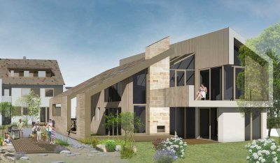 Exklusives Einfamilienhaus - Neubau mit Privatgarten und Gemeinschaftsgarten