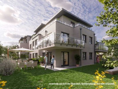 KfW40 QNG-Neubau Ergeschoßwohnung 2 Zimmer mit Gartenanteil - und degressiver AfA