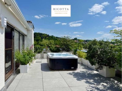 Exklusive 220 m² Penthouse Wohnung mit Dachterrasse, Spa & Klimaanlage