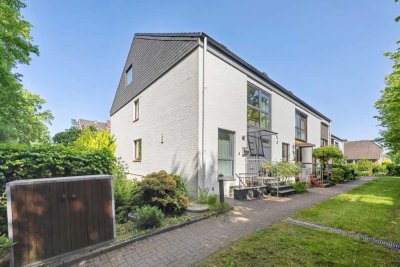 Modernisiertes Reihenendhaus mit Garten und Garage auf Erbpachtgrundstück