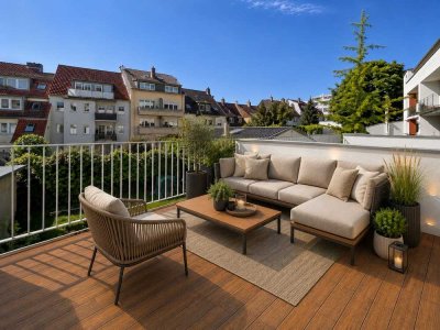 Voll möblierter Erstbezug mit Terrasse - einfach einziehen & wohlfühlen