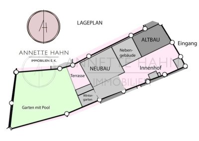 Tolle 2 Häuser: 1 x selbst bewohnen und 1 x vermieten! Plus Garten mit Pool. Toller Preis!
