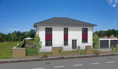 Grdst.-Anteil Taucha inklusive: Angebot für 2 Familien – z.B. 3 Pers. + 4 Pers. – Grundriss variabel