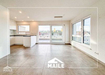 Hochwertige 2,5-Zimmer Maisonettewohnung mit zwei Dachterrassen und TG-Stellplatz!