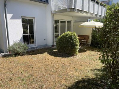 Ruhige, helle Gartenwohnung für 1-2 Personen in kleiner, sicherer Wohnanlage 8 min zu Fuß zur S2.