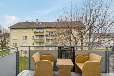 Renovierte Wohnung mit 2 Balkonen zentral in Weil am Rhein