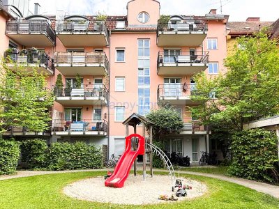 Besichtigung 4.8. - 2 Zimmerwohnung in Obersendling im 1. OG / 2 Balkone