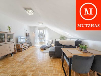 MUTZHAS – Dachgeschosswohnung mit fast 140 Qm Gartenanteil