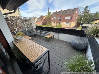Unikat sucht neuen Eigentümer 4,5 Zimmer OG Wohnung mit sonnigem Balkon in Gomaringen