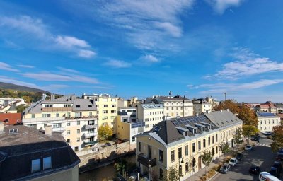 Perfekte Aussicht in zentraler Lage in Baden bei Wien - 2-ZI-WG mit Balkon