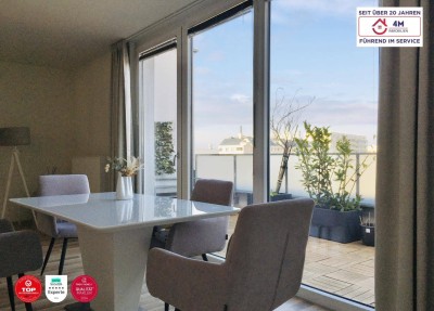 Moderne und komplett barrierefreie 2-Zimmer-Neubau-Terrassenwohnung mit Fernwärme und perfekter Infrastruktur