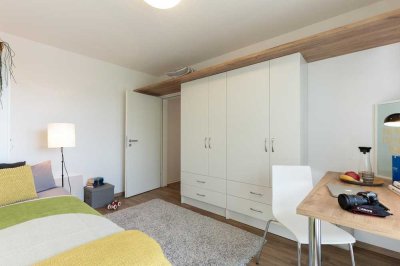 Möbliertes Zimmer im Studentenwohnheim Stay + Study