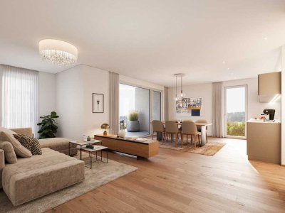 Exklusive Penthouse-Wohnung mit 2 Zimmern und Dachterrasse in Kempten (Allgäu)