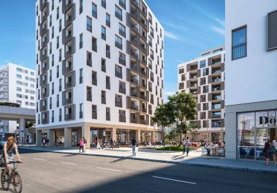 Donaumarina: Moderne 3 Zimmer-Wohnung mit Loggia samt Gym &amp; Sauna zu mieten in 1020 Wien