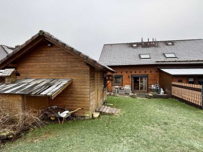 Provisionsfrei: Doppelhaushälfte in ruhiger Lage bei Gummersbach mit Blick ins Grüne