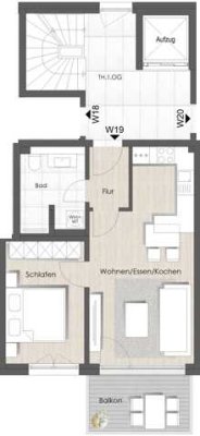 Moderne 2-Zimmer-Wohnung in gefragtem Neubau