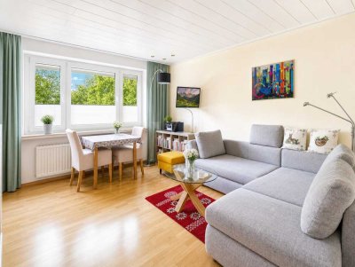 Modernisierte 3-Zimmer-Wohnung mit Balkon und Garage