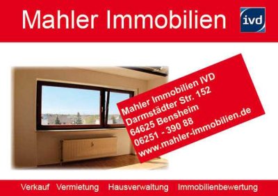 Gepflegtes 1 ZKB Apartment in Zwingenberg mit Einbauküche &Aufzug-nur mit Vollzeiteinkommen mietbar!