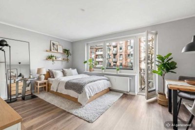 Attraktive 1-Zimmer-Wohnung in hervorragender Lage – frisch saniert und sofort bezugsbereit