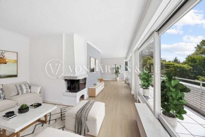 LICHTDURCHFLUTETES PENTHOUSE MIT ZWEI DACHTERRASSEN IN MARIENTHAL MIT ENTWICKLUNGSPOTENZIAL