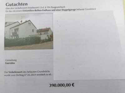 Einfamilien-Reihen-Endhaus mit Doppelgarage provisionsfrei-möbliert-sofort beziehbar