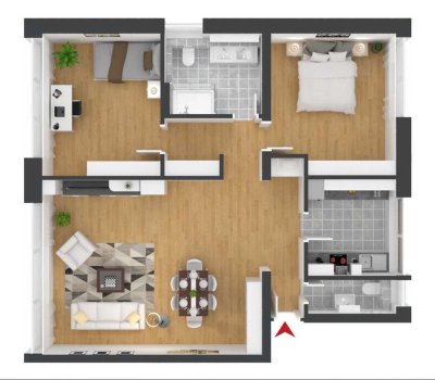 ** Wohnen im Herzen Metzingens - tolle 3-Zimmer ETW im 1. OG **
