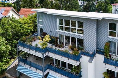 Penthouse-Maisonette mit Rheingaublick - ab Mai frei