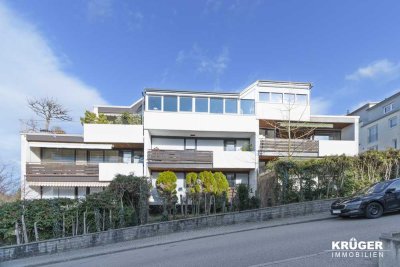 KA-Grötzingen / Penthouse mit großer Dachterrasse & 2 TG-Stellpl. mit tollem Ausblick