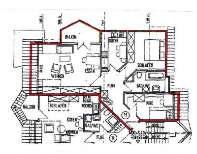 3-Zimmer-Dachgeschoss-Galeriewohnung in zentraler Lage