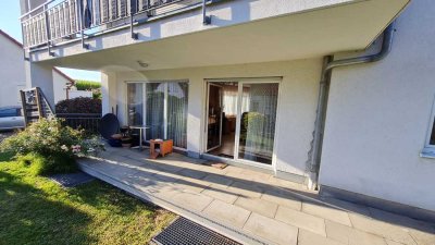 Geschmackvolle Wohnung mit 2,5 Zimmern sowie Terrasse und EBK in Aulendorf