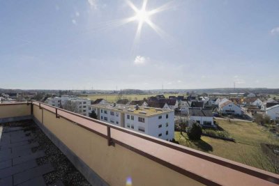 Traumhafter Rundumblick: 5-Zimmer-Penthousewohnung mit Dachterrasse