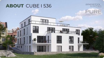 CUBES I 536 Penthouse Neubauwohnung mit weitläufiger Dachterrasse, Baubeginn erfolgt