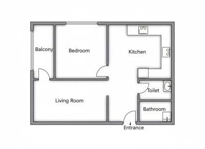 Furnished spacious Apartment 920€-70m²-2zi