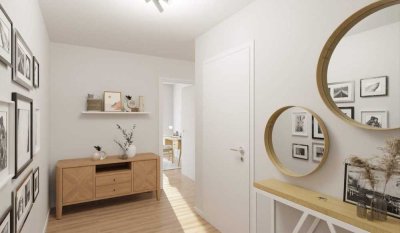 Komfortable Familienwohnung mit zwei Bädern, Loggia und Balkon