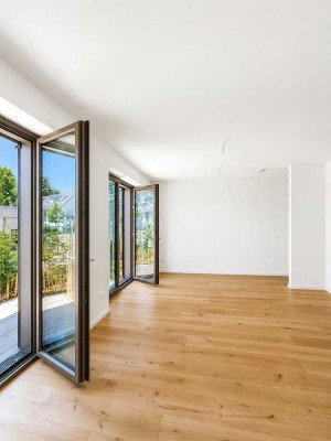 Erstbezug: Zwei-Zimmer-Wohnung in  Riem - mit Garten