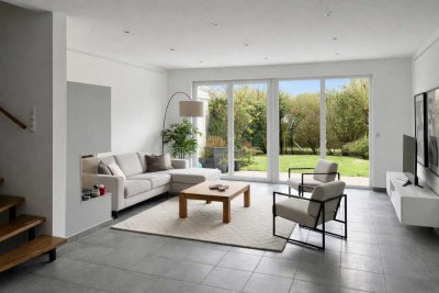 Familienfreundliche Doppelhaushälfte mit Garage und Dachterrasse
