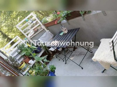 Tauschwohnung: 3, 5 Zimmer mit zwei Balkonen+ Garten