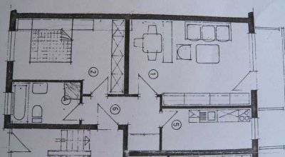 entzückende zwei Zimmer Wohnung mit Balkon
