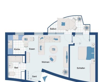 2-Zimmer-Wohnung im Herzen von Ludwigsburg