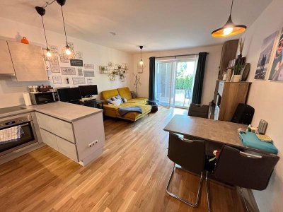 hochwertige 2-Zimmer-Gartenwohnung mit PKW-Stellplatz in der Tiefgarage