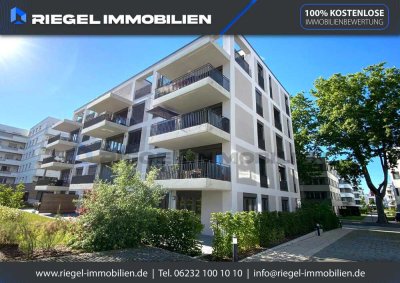Sie hier? Wir auch! Altersgerechte Erdgeschosswohnung mit 2 Bädern, Terrasse & TG.-Stellplatz