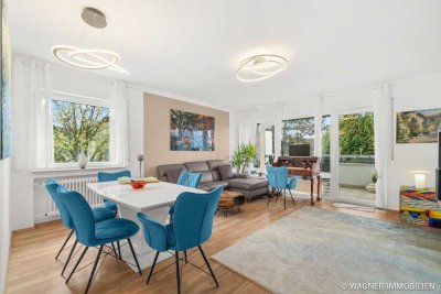 Helle 3 Zi.-Wohnung mit Balkon, EBK, TG-Platz und Aufzug  | WAGNER IMMOBILIEN