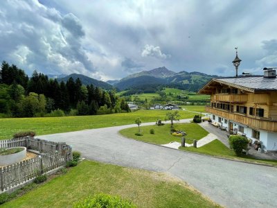 Ruhelage mit Blick aufs Kitzbüheler Horn