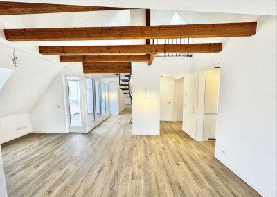 Moderne Dachgeschosswohnung im Herzen von Degerloch