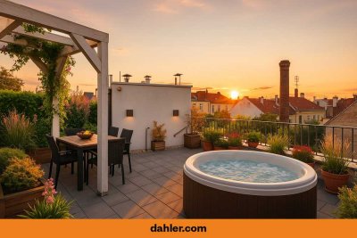 Exklusive Neubau Maisonette-Penthousewohnung mit Aufdachterrasse