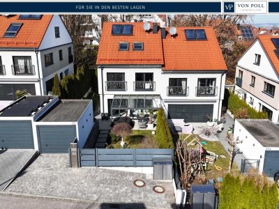 Exklusive Doppelhaushälfte am Moniberg – Design, Garten und Toplage in Landshut