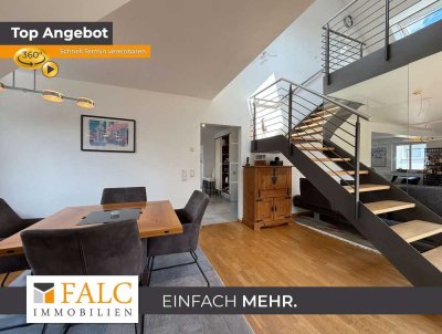 Exklusive Penthouse-Wohnung mit zwei Balkonen und Gemeinschaftsgarten – Baujahr 2008