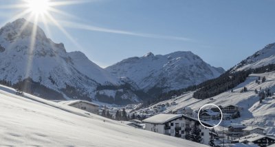 Seltener Zweitwohnsitzstatus Wohnung in Lech