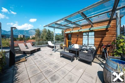 4-Zimmer-Wohnung mit Loggia und XXL-Dachterrasse