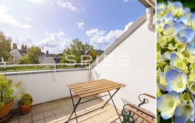 Attraktive 1-Zimmer-Dachgeschosswohnung mit Loggia & Garage